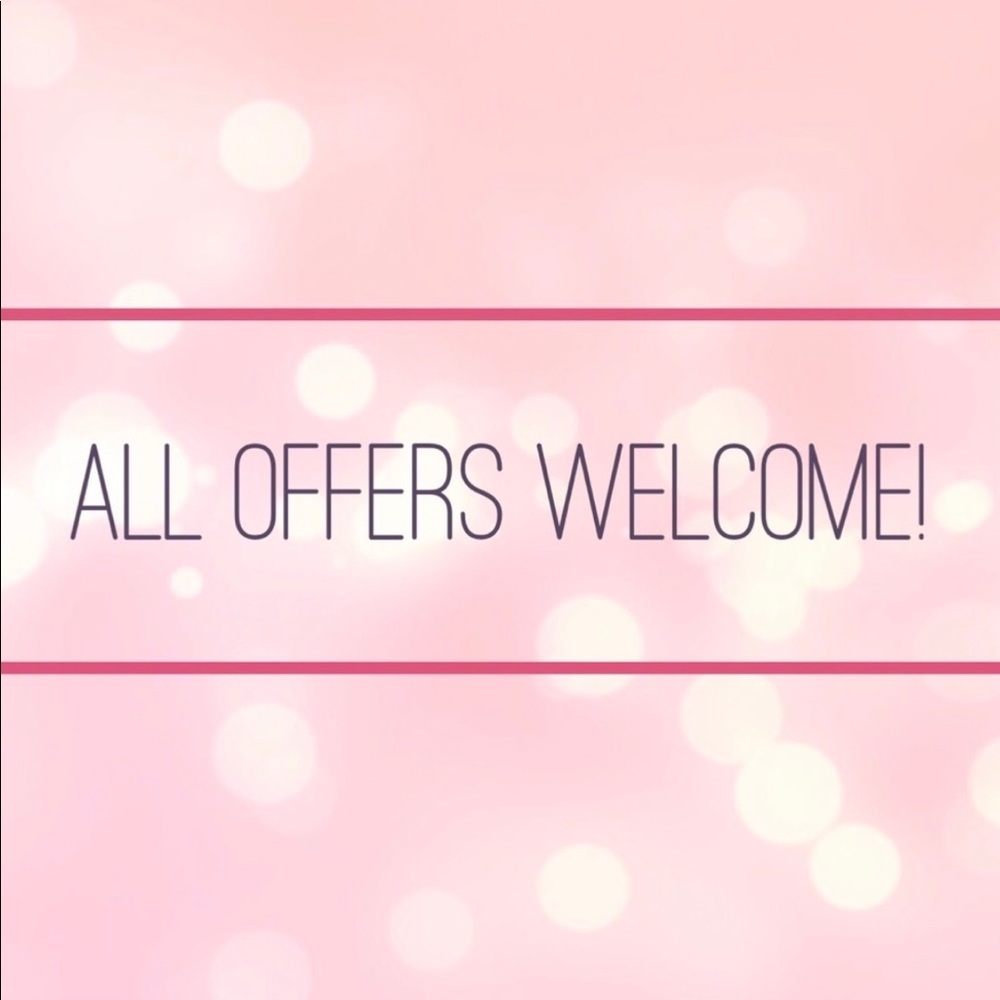 I accept reasonable offers!